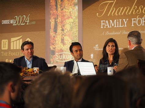Haley, DeSantis and Ramaswamy meet in Iowa for ‘family’ talk